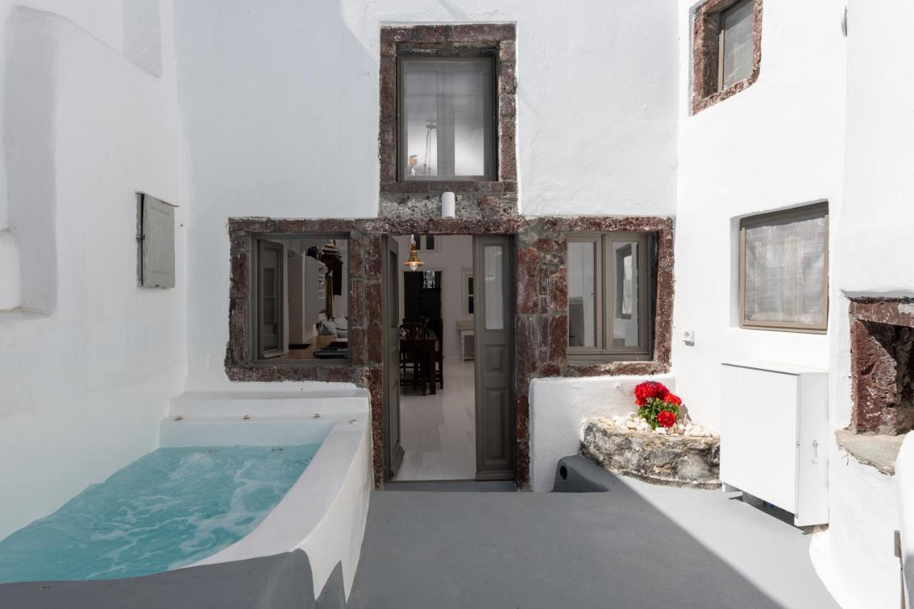 Astrea Suites "Ostria Cave Villa-Outdoor Jacuzzi" Oia  Ngoại thất bức ảnh